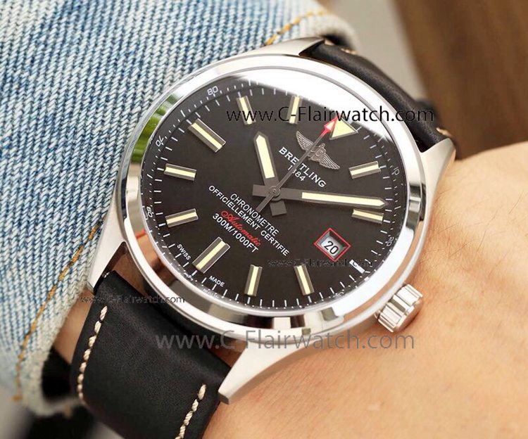Copy Breitling Avenger II Seawolf Ss Black Dial Watch 2019 New